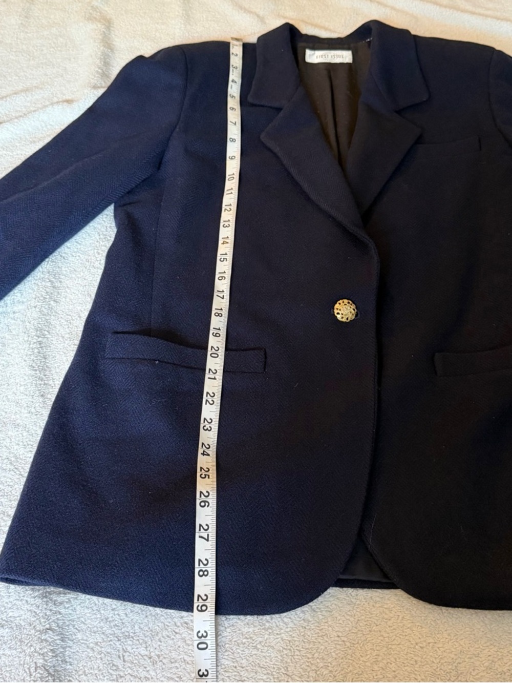 First Issue American Design | Vintage Navy Blazer | M - Picture 11 of 16